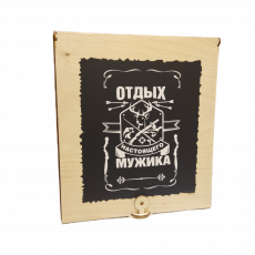 НГ коробка из фанеры, 21*23 см. - Сувенирная фабрика