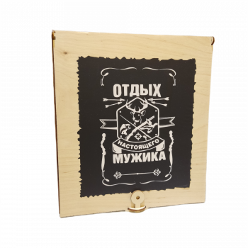 НГ коробка из фанеры, 21*23 см. - Сувенирная фабрика